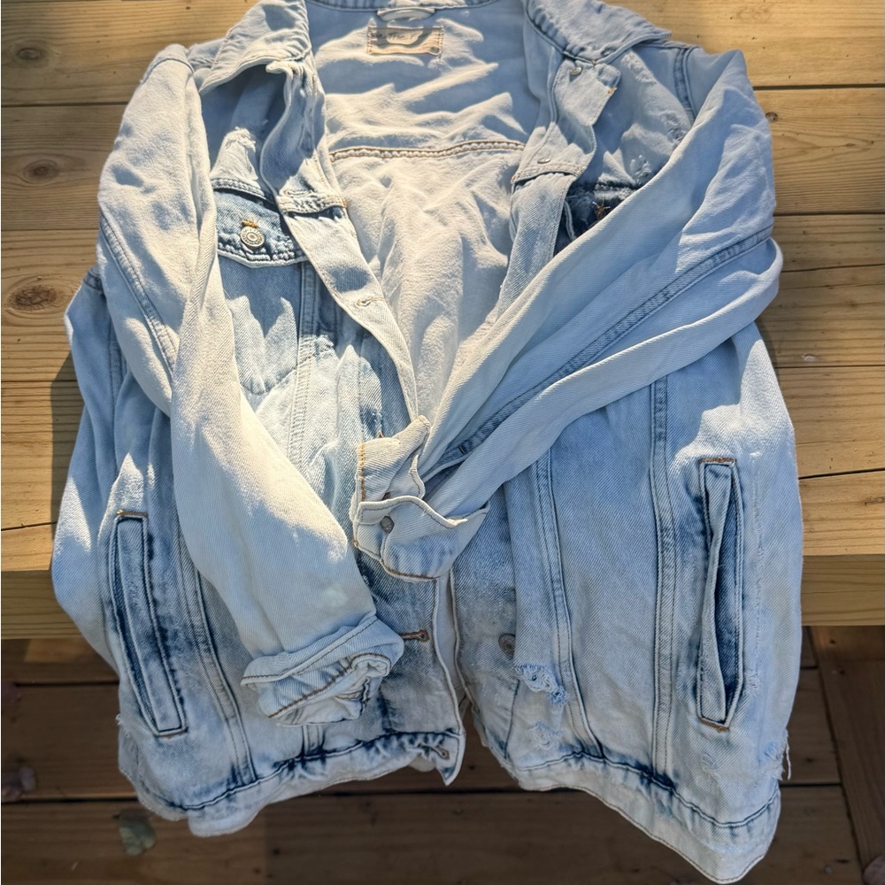 We The Free Sky Blue Denim Jacket